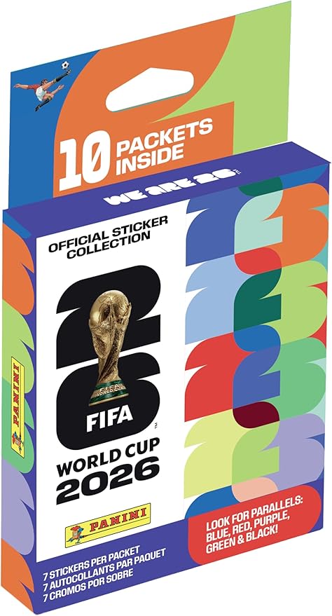 Official World Cup 2026 Sticker Collection – Album & Sticker Packets | USA/Canada/Mexico 48-Team Edition💋