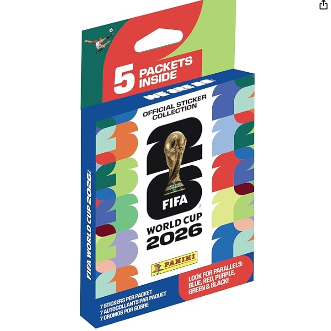 Official World Cup 2026 Sticker Collection – Album & Sticker Packets | USA/Canada/Mexico 48-Team Edition💋