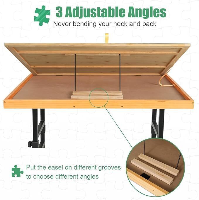 🏃‍LAST DAY FOR CLEARANCE💝  Jigsaw Puzzle Table with Legs🔥